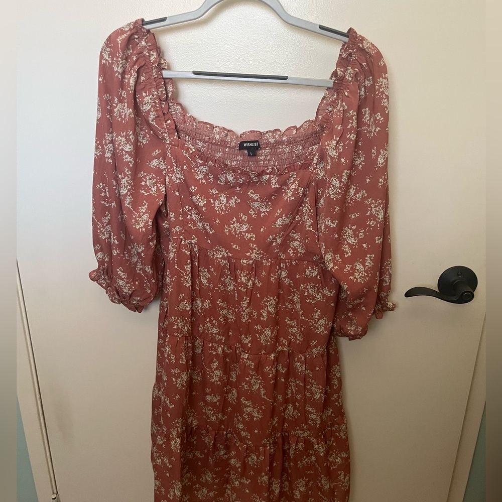 Wishlist off the shoulder floral dress